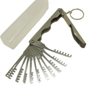 Раскладной брелок отмычка расчески 11