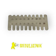 Card for reading the code of lever locks#2