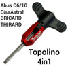 TOPOLINO 4IN1 ABUS D6/D10,CISA ASTRAL,THIRARD/BRICARD