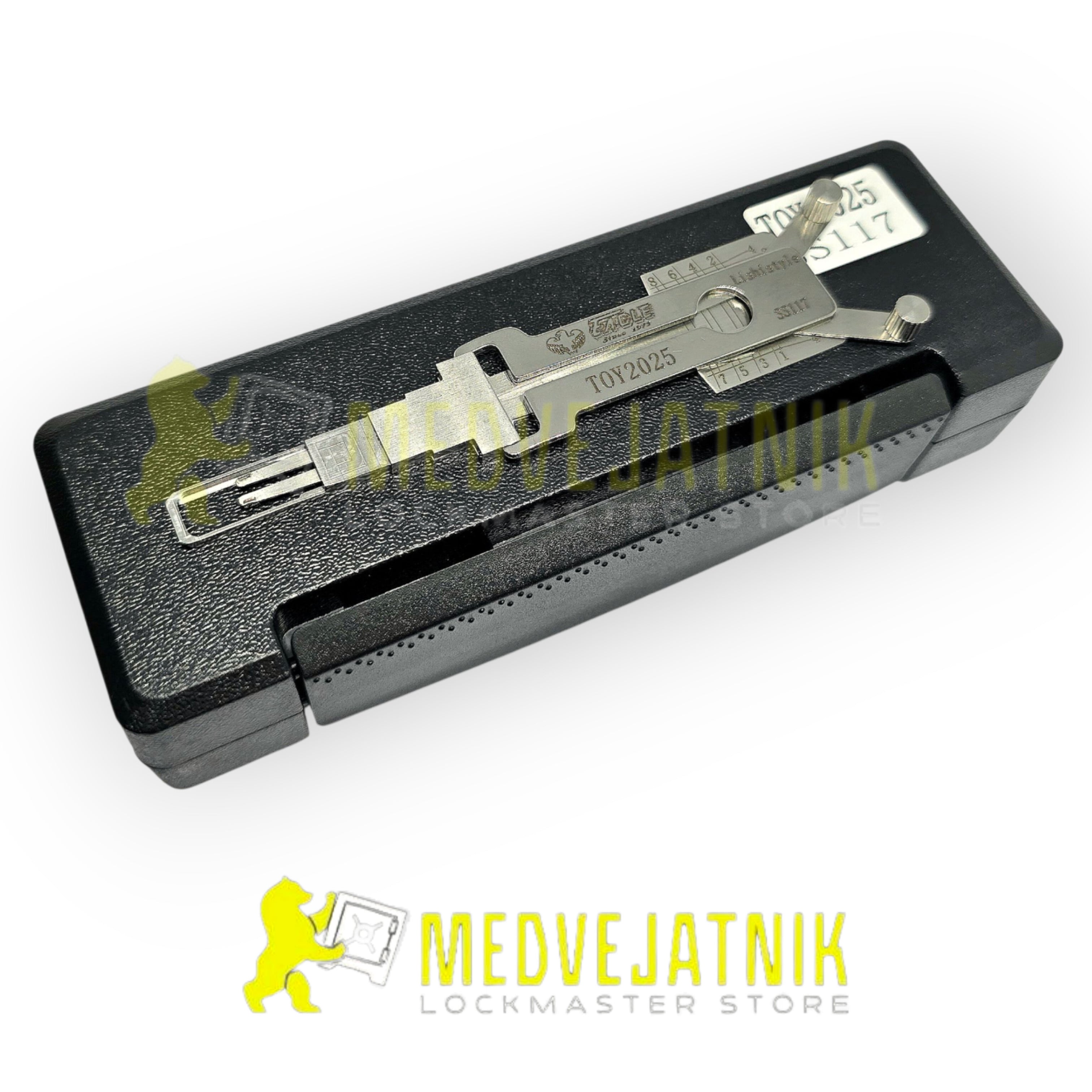 Lishi 2in1 AM5 — отмычка-декодер для английских цилиндров