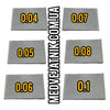 Foil set 0.04/0.05/0.06/0.07/0.08/0.1MM