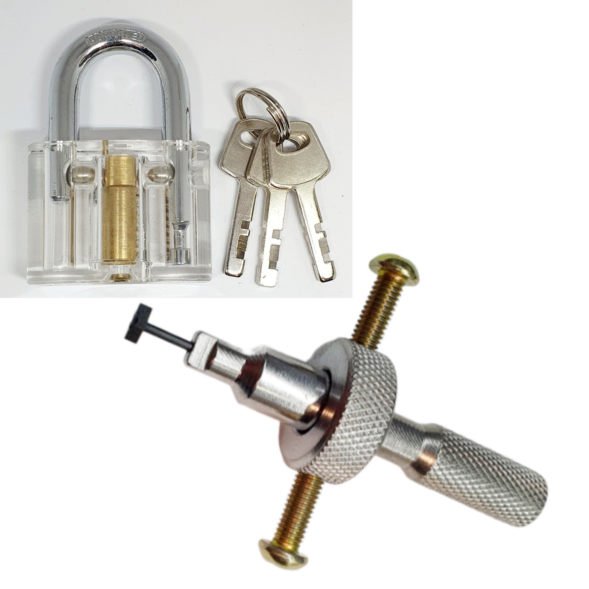 Дисковая отмычка + прозрачный замок! – Medvejatnik Lockmaster Store