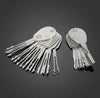 A set of zigzags for auto locks